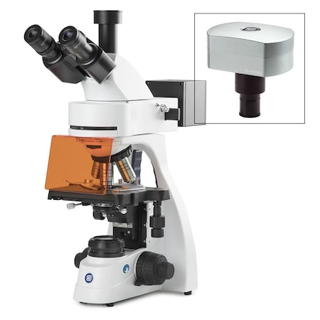 Globe Scientific bScope trinocular microscope for LED EBS-3153-PLFI-DC18